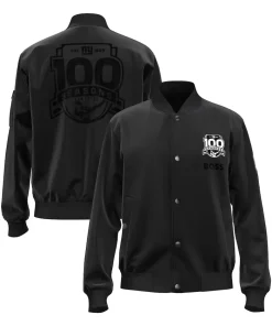 100th Season Boss NY Giants Hugo Black Bomber Jacket