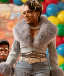 Abbott Elementary S04 Sheryl Lee Ralph Fur Denim Jacket