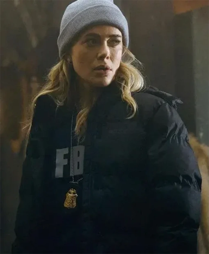 The Hunting Party Melissa Roxburgh Puffer Jacket - Image 2