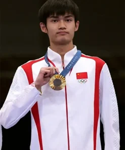 China Olympic Uniform White Jacket