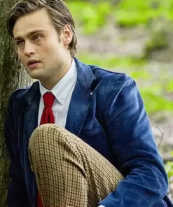Douglas Booth Young Werther Corduroy Blue Blazer