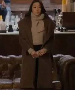 Ingrid Yun Partner Track Brown Trench Coat